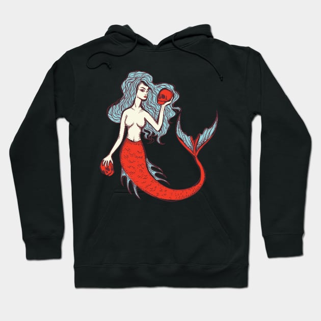 Mermaid Skulls Hoodie by TheRealestDesigns